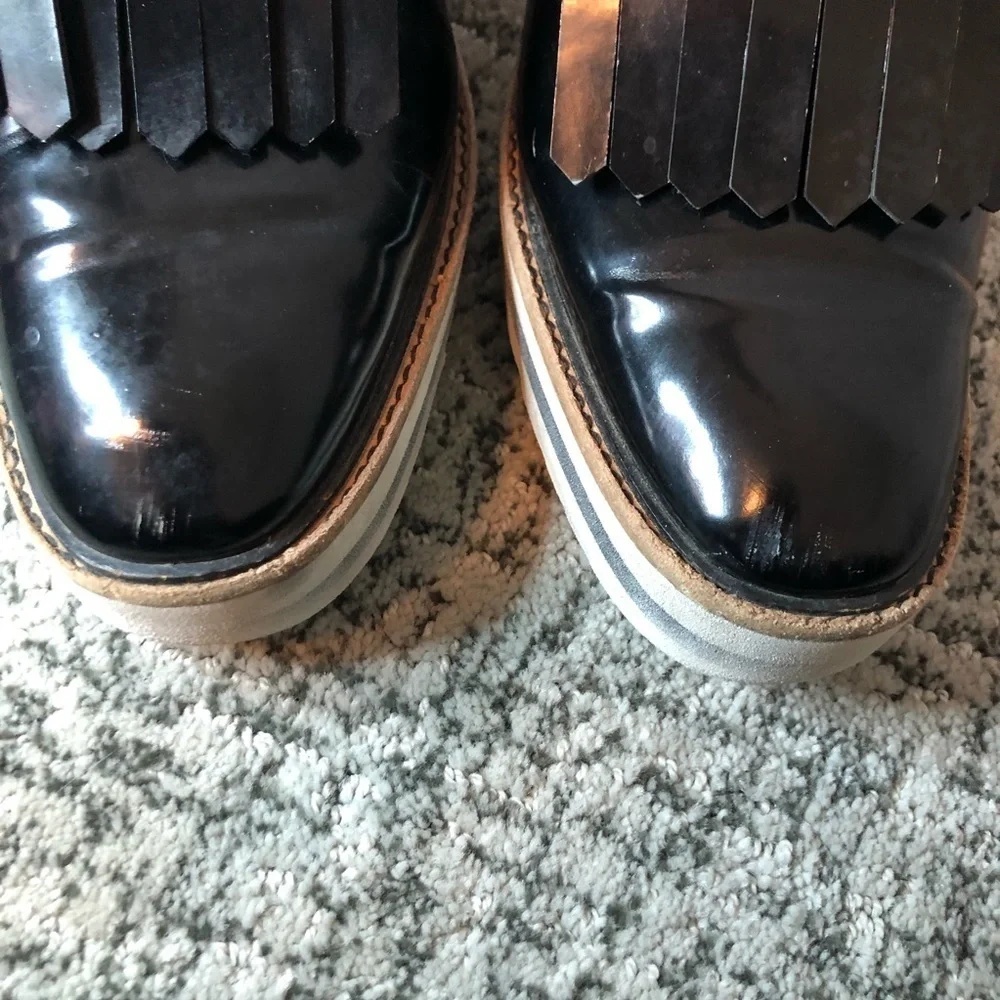 Zara black kiltie